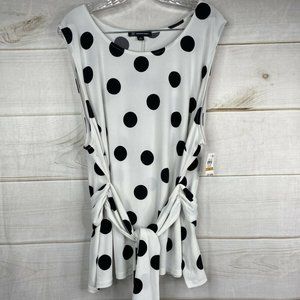 INC International Concepts polka dot tank Sz 3X